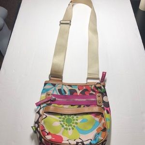 Lily Bloom floral crossbody bag